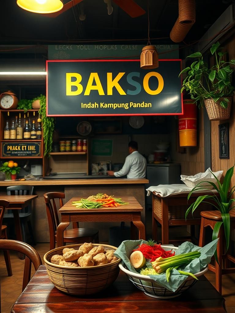 BAKSO INDAH KAMPUNG PANDAN