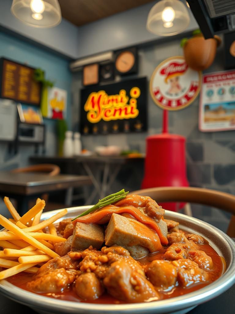 Bakso pojok dan es teller Mimi 1 Bakso pojok dan es teller Mimi