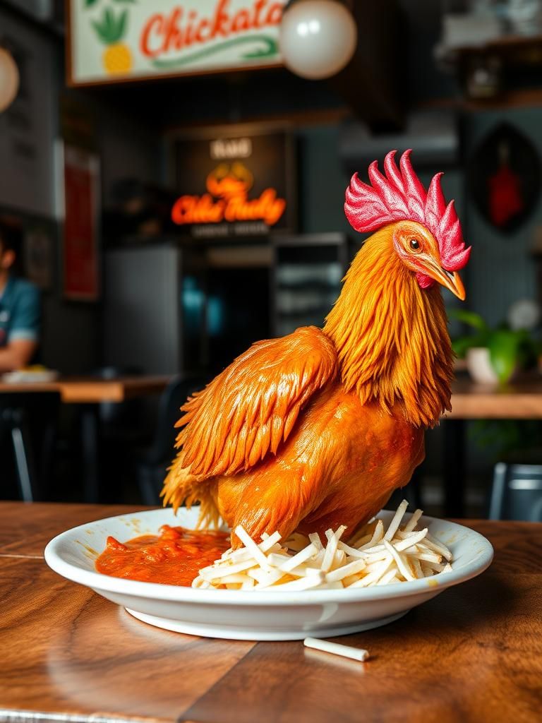 Chicketory - (Ayam Penyet Sambal Pecak) 1 Chicketory – (Ayam Penyet Sambal Pecak)