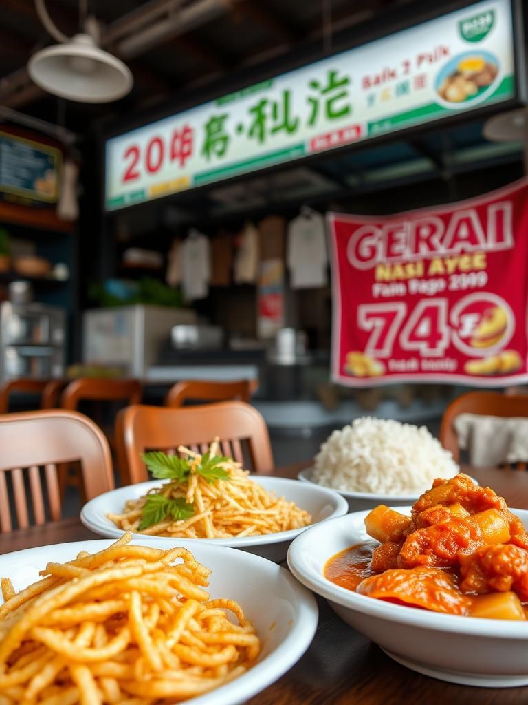 Gerai Nasi Ayam Penyet Dan Bakso Mantap!! 1 Gerai Nasi Ayam Penyet Dan Bakso Mantap!!