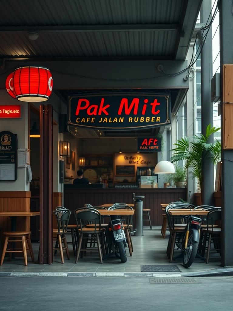 Pak Amit Cafe Jalan Rubber 1 Pak Amit Cafe Jalan Rubber