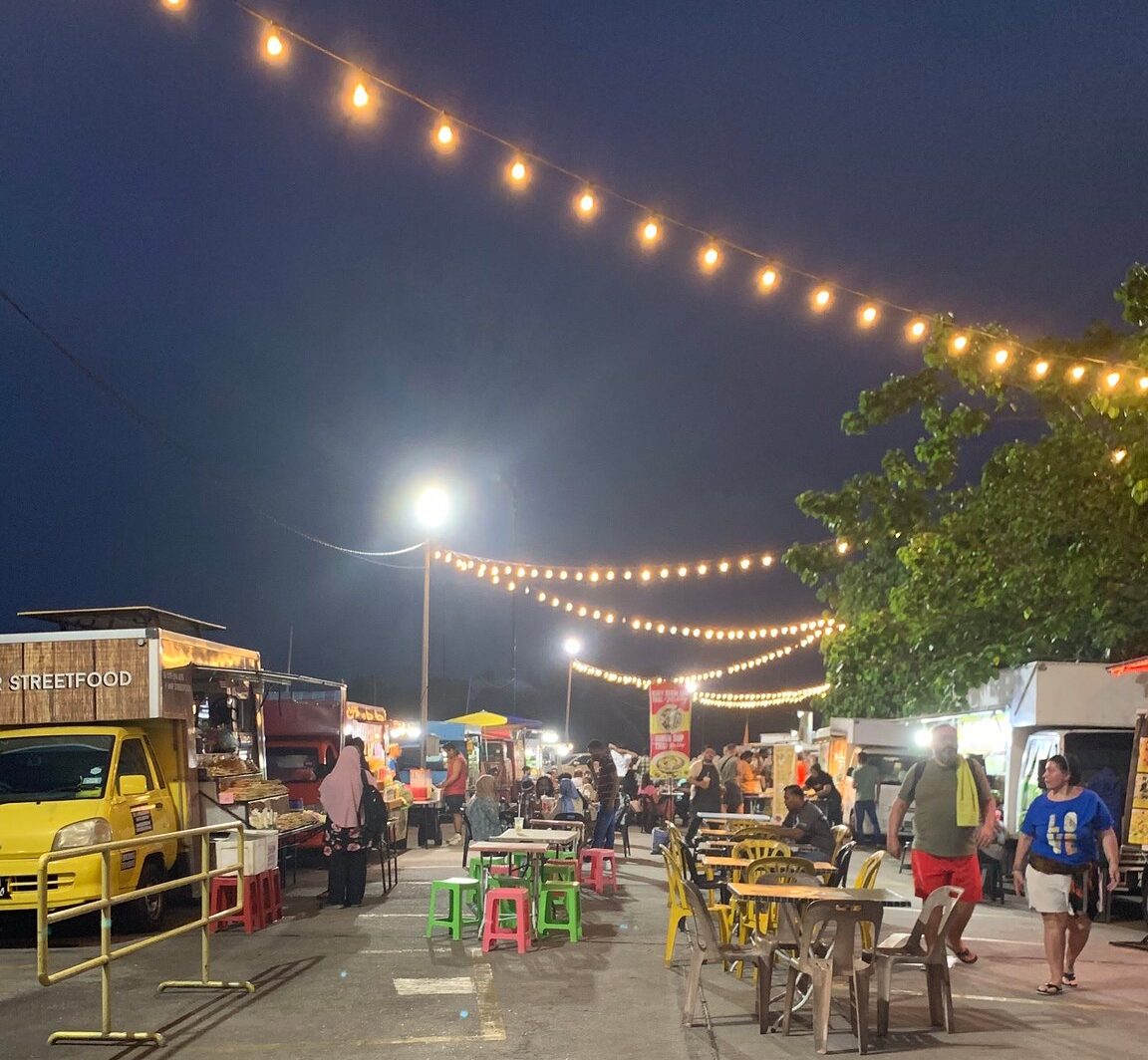 Cenang Beach Food Truck Area 1 cenang beach food truck area
