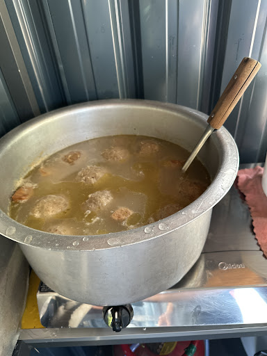 Bakso pojok dan es teller Mimi