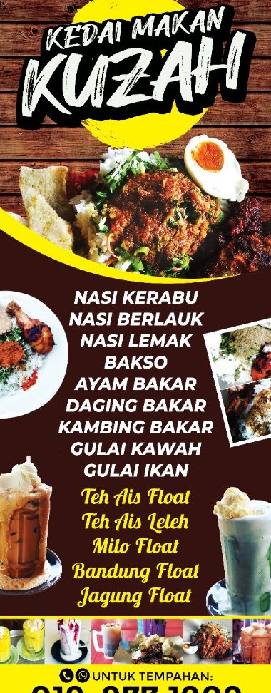 kedai makan kuzah a105 bangunan mara 27200 kuala lipis pahang darul makmur